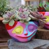 Reusable Face Shaped Succulent Pots Mold Flower Planter Silicone Mold for Face Succulent Pots Art and Craft Projects