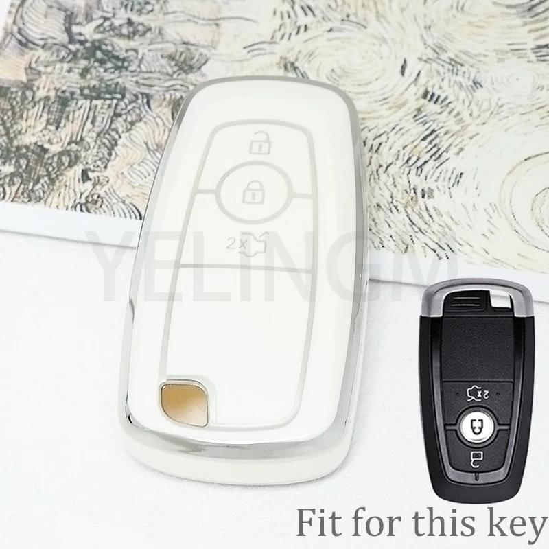 3 4 5 Button Car Key Cover For Ford Fusion Mondeo Mustang Explorer Edge Ecosport For Lincoln Mondeo Mkc Mkz Mkx Key Case For Car