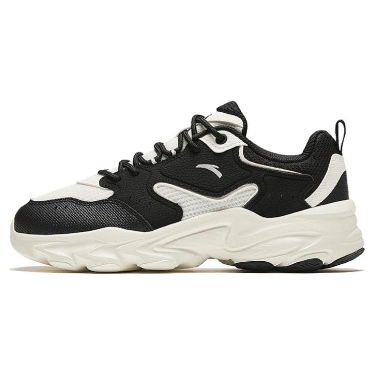 

Новые женские повседневные кроссовки Anta с амортизацией, нескользящей подошвой, низким верхом, черно-белые 922418893-1 36.5