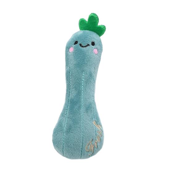 

Plush Vegetable Cat Toy Catnip Kitten Teething Toy Vegetable Shape Cat Chew Toy Relieves Boredom for Indoor Cats