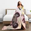 Aggretsuko Flannel Blanket Winter  Super Warm Bedding Throws for Kids Adult Living Room Comfortable Bedspread Sofa Bed Cover