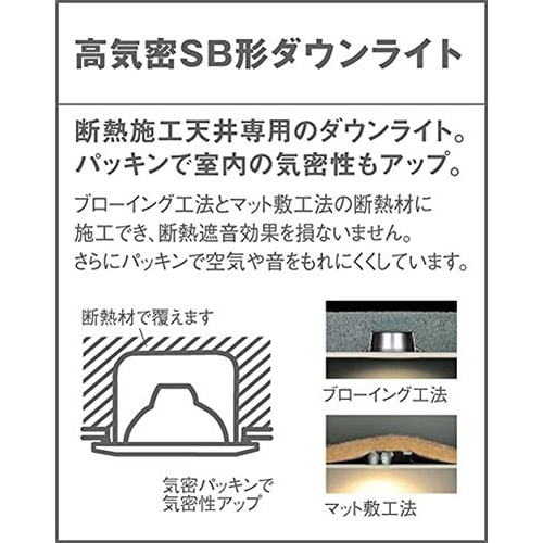Panasonic LED Downlight Recessed Ceiling Type 60 Type 150 Diameter Neutral White LSEB5612LE1