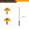 1/3/5pcs TT8-TT50 Security Torx Head Screwdriver Bit 100mm Long Magnetic Tamper Proof 6 Point Star Screw Driver Drill Bits