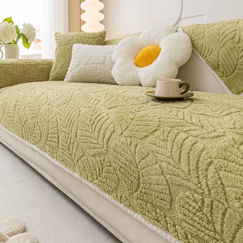 

Winter Plush Sofa Cushion Non-Slip Backrest Towel Four Seasons Universal Sofa Cover Soft Comfortable Home Decor 70*70cm