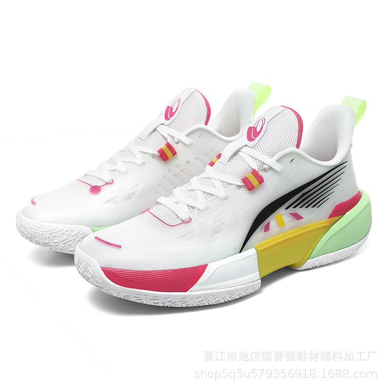 

Баскетбольные кроссовки Light speed 2-го поколения с низким верхом для мужчин и женщин, амортизация и отскок, игровые кроссовки для реальных боевых действий, звук трения 36