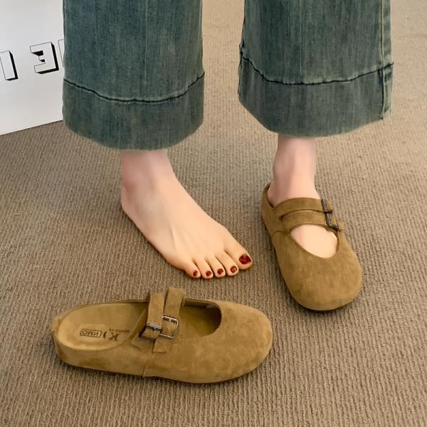 Fashion Shoes Lady Slippers Soft Platform Loafers Luxury Slides Slipers Women Cover Toe Girl Comfort Designer Flat 2025 Shoes For Girls