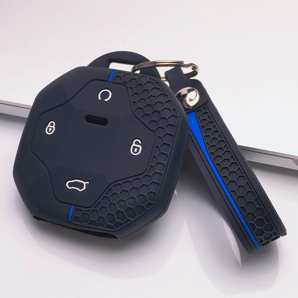 Portachiavi Copri Telecomando per Jetour Shanhai T2 L9 T3 Traveler Dashing Superficie Antigraffio Struttura Antiurto Texture Morbida al Tatto Design Facile da Installare