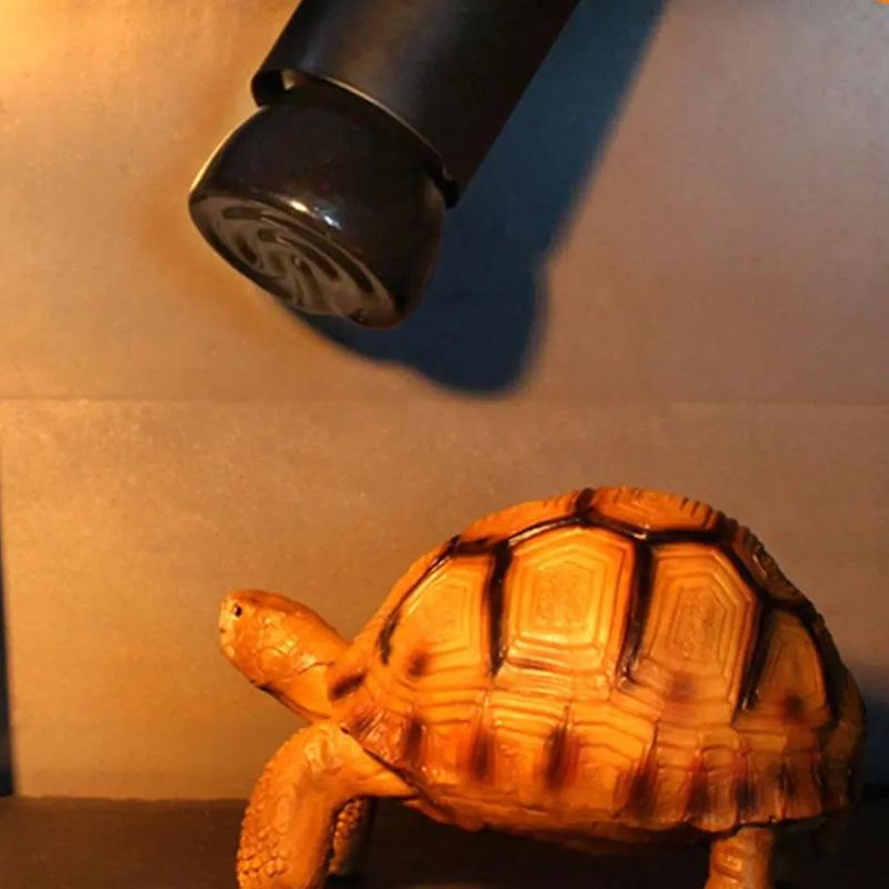 1Pc Reptile Pet Box No Light Far Infrared Ceramic Heating Lamp E27 Small Mini Heat Lamp 25W 50W 75W Mini Pet Heating Lamp