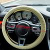 Universal Car Non-Slip Silicone Steering Wheel Cover Elastic Texture D-Shaped Steering Wheel Covers Car Decoration Accessories