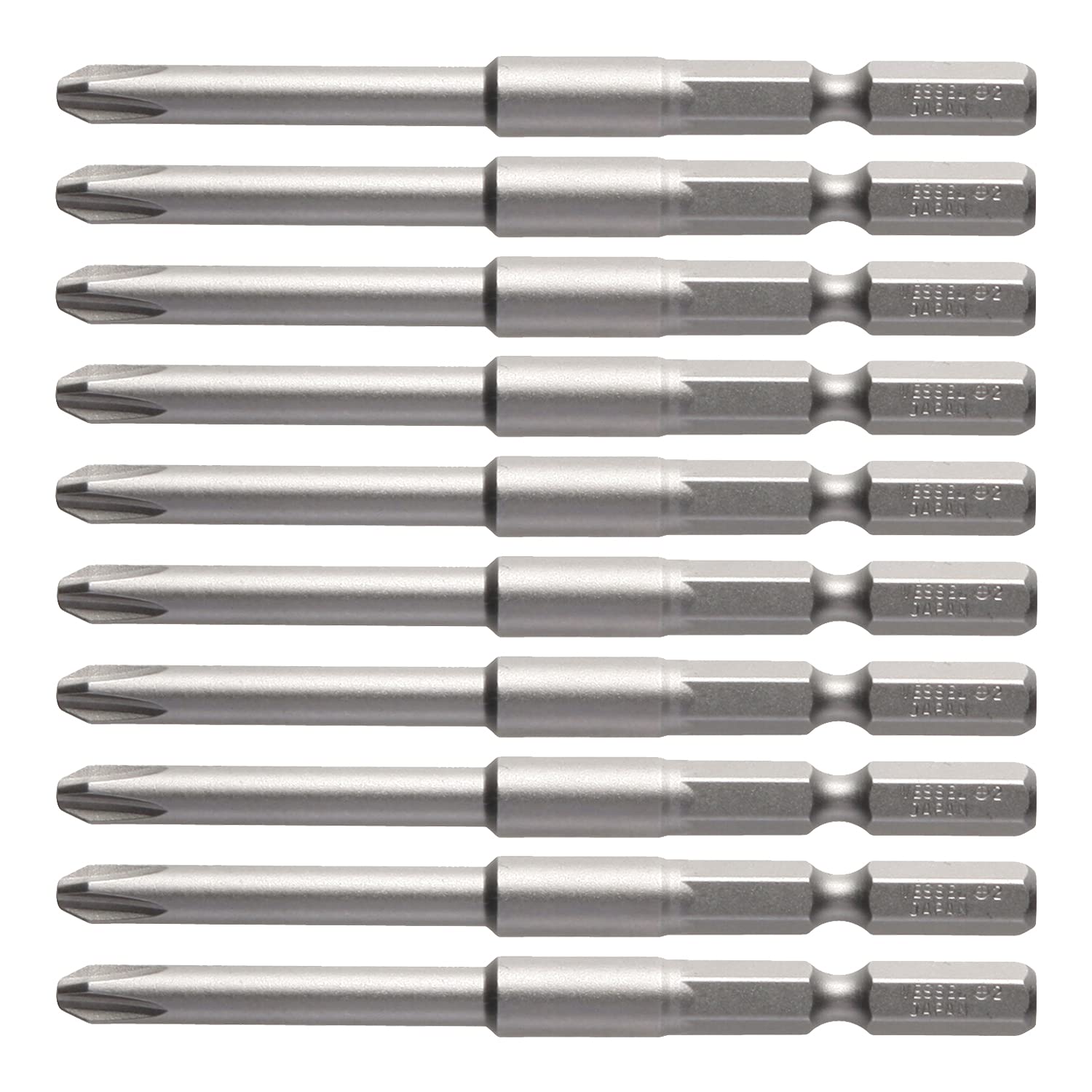 

VESSEL Stepped Driver Bit B34+2X4.5X70H B3424.570H (Pack of 10)