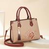 Lady mother handbag messenger 2025 new high-end Chinese style embroidery middle-aged wedding bag large capacity