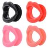 Silicone Mouth Gag with Open Lips Design Adjustable Flexible Mouthpiece Durable Soft Material for Various Uses