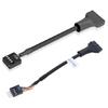 USB 3.0 To USB 2.0 Conversion Cable 19/20Pin To 9 Pin for Motherboards Header Connection