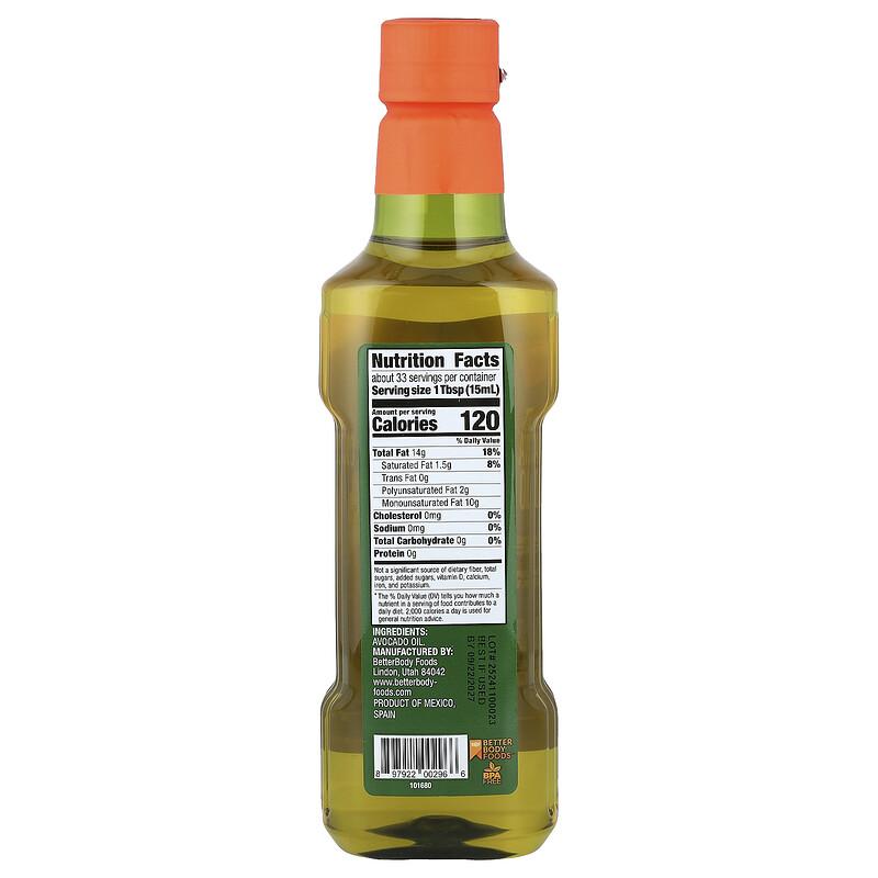 Refined Avocado Oil, 16.9 Fl Oz (500 Ml)