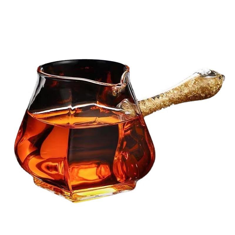 Hexagonal Glass Gongdaobei Tea Pitcher