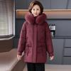 Xiaofu Women's Hooded Duck Down Jacket with Faux Fur Trim