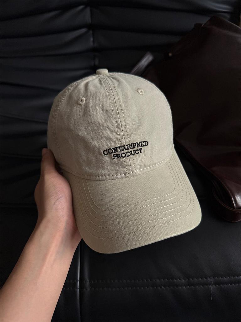 Vintage American Style Embroidered Baseball Cap With Sun Protection For Men And Women