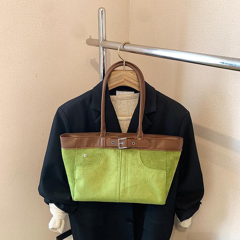 Bags Women's 2025 New Trendy Fashion Versatile Large Capacity Premium Handbag Retro Tote Bag Shoulder Bag