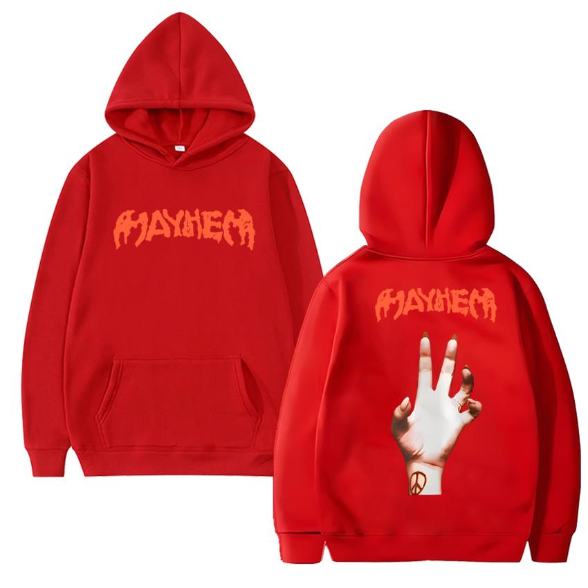 

Hot Sale Lady Gaga Mayhem Tour 2025 New Graphics Hoodies Autumn Winter Unisex fashion punk Sweatshirt Men women Fleece pullovers S