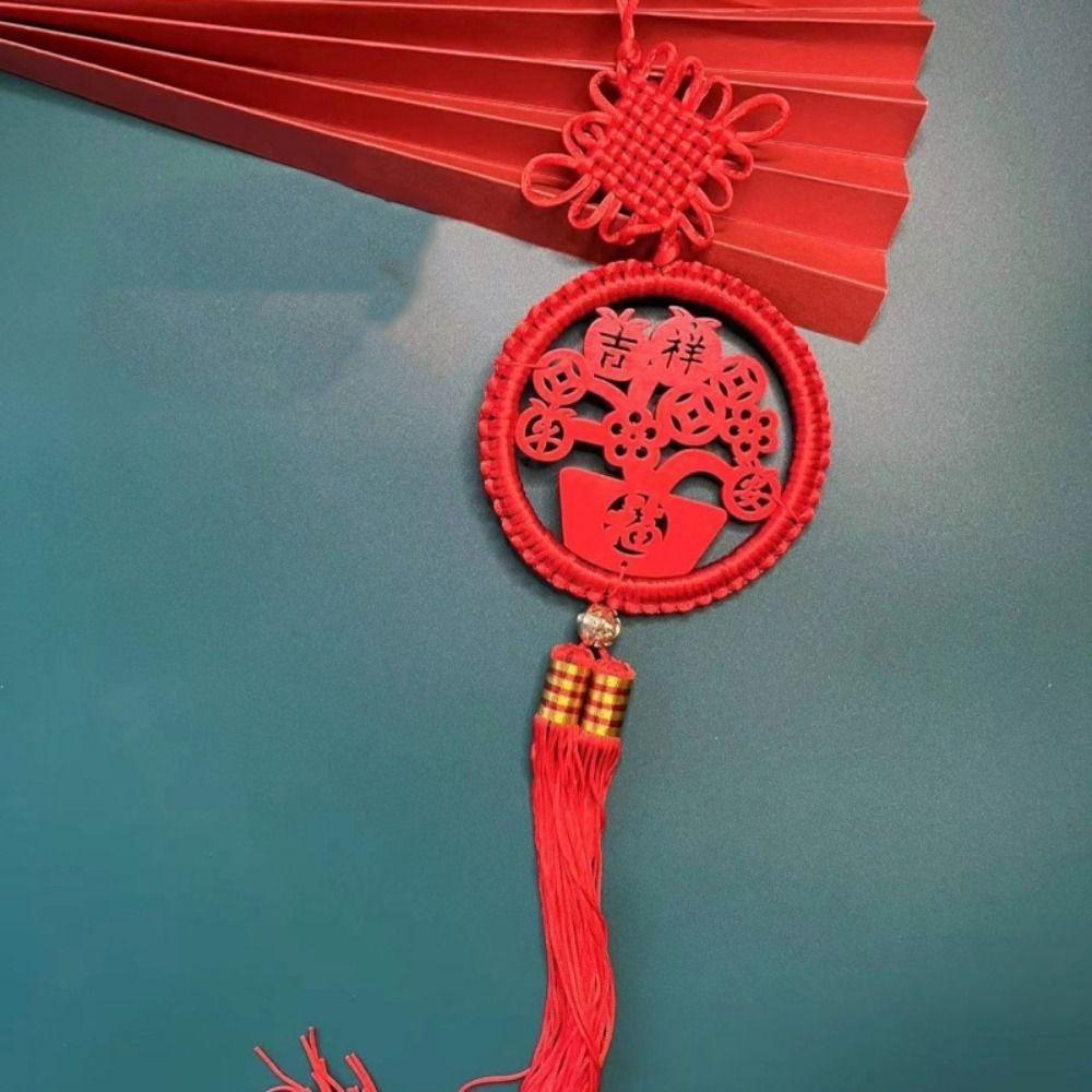 Traditional Spring Festival Hanging Pendant Reusable New Year Ornament Living Room
