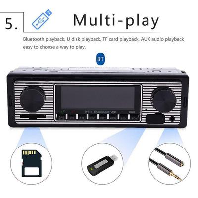 1DIN In-Dash Autoradio Fernbedienung Digitales Bluetooth Audio Musik Stereo 12V Autoradio MP3-Player USB SD FM-Empfänger