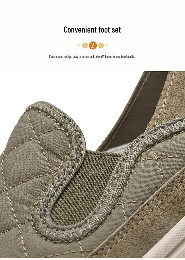 Men's Autumn Slip-on Casual Sports Shoes: Soft Sole, Non-slip, Wear-resistant, Trendy, Versatile Fashion.