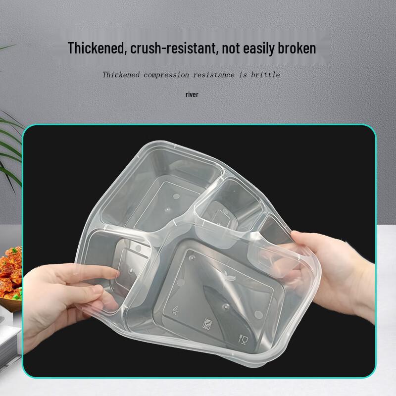 Jinmei Hewang 5-Compartment Disposable Meal Prep Containers
