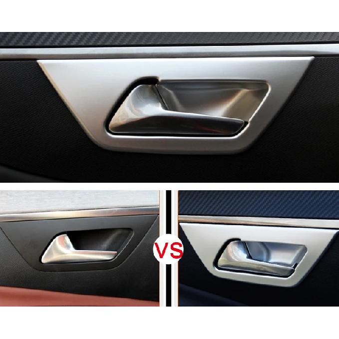 For Peugeot 3008 3008GT 5008 2017 2018  - Interior Door Handle Bowl Cover Frame Trim Sticker Car Styling Accessories