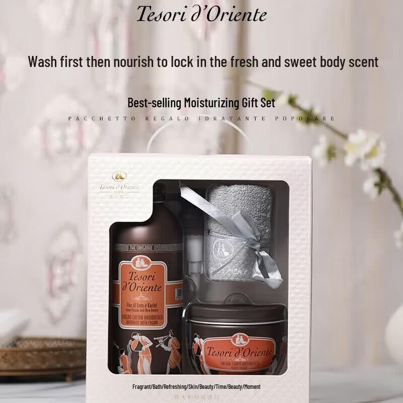 Oriental Gem Water Lotus Scented Bath & Body Gift Set
