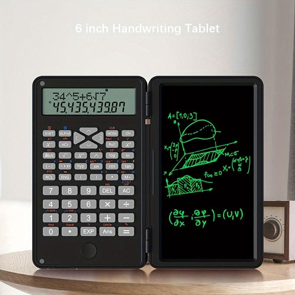 3 In 1 Function Calculators with Tablet Foldable Office LCD Drawing Pad  Financial Institution