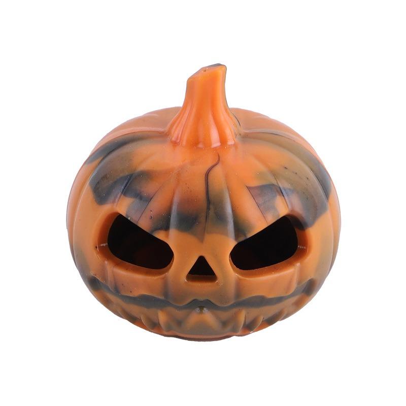 Halloween Pet Toys Color Changing Pumpkin Rubber Material Is Tough Tear Resistant Dog Interactive Training Toys Pet Supplies
