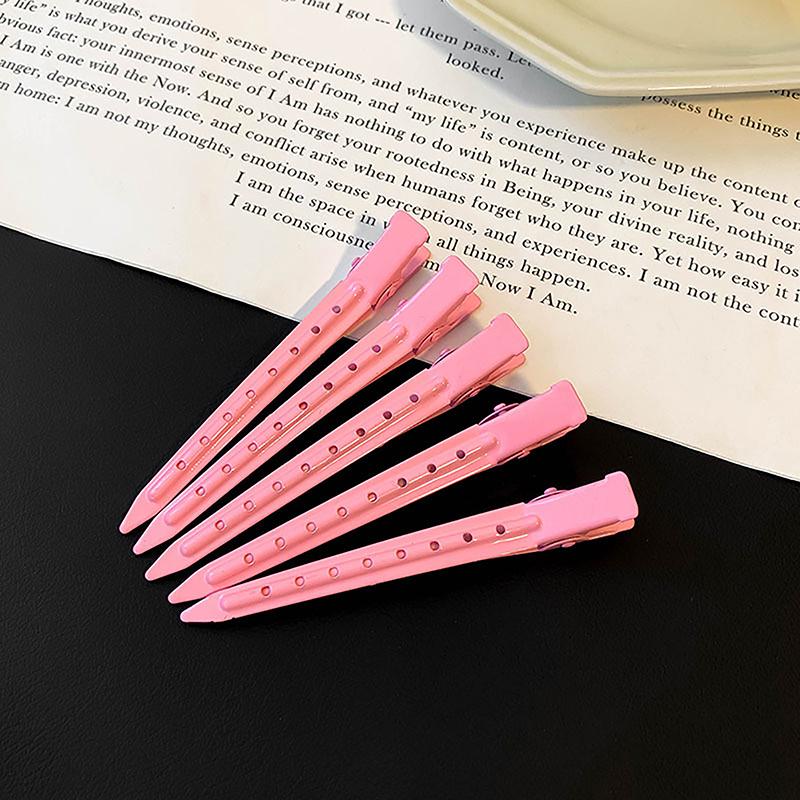 5Pcs Colorful Metal Hair Clips, Professional Salon Hairpin for Styling Sectioning & Hair Root Fluffy Tool, Hair Accessories
