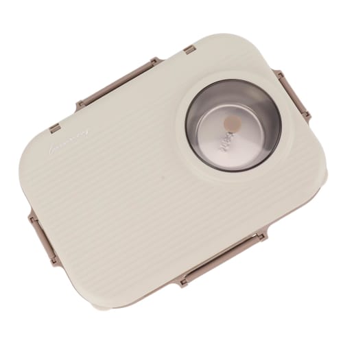 304 Stainless Steel Lunch Box, Insulated, Large Capacity, with Separate Soup Compartment, Compact and Portable, Ideal for Office or School (4 Compartm