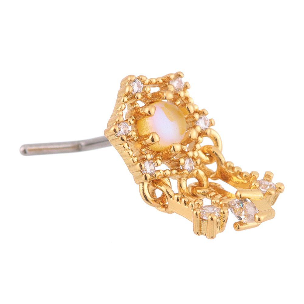 Bijoux fantaisie, clous de nez colorés, anneaux de nez, clous de nez pendants, piercing corporel