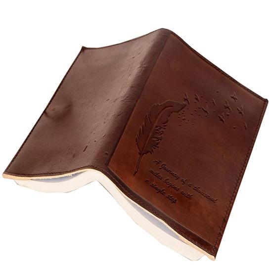 Leather Diary Office Planner for Men Women Paper 240 Pages Spiral Bound Diary For Travelling And Gifting, Drawing