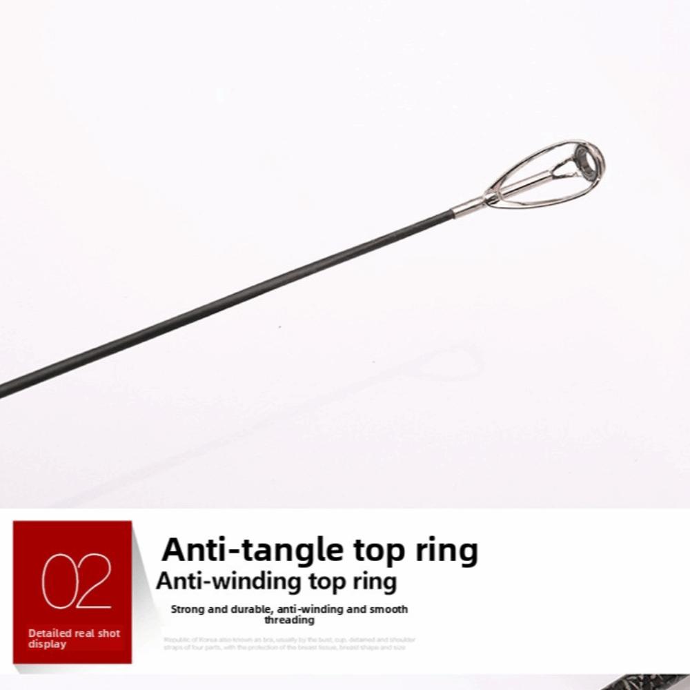 1,65M/1,8M/2,1M Längd Spinnspön Ultralätt Vikt Kolfiber Material Ultralätt Fiskespö Spinn Typ Teleskopisk Design