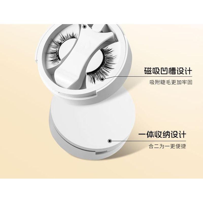 Miumi - Set: Natürliche Kreuz-Magnet-Falsche Wimpern + Applikator