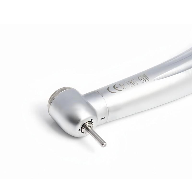 Portable Push Button Dental High Speed Handpiece 4 Hole Air Turbine Handpiece Handheld Dental Restoration Equipment