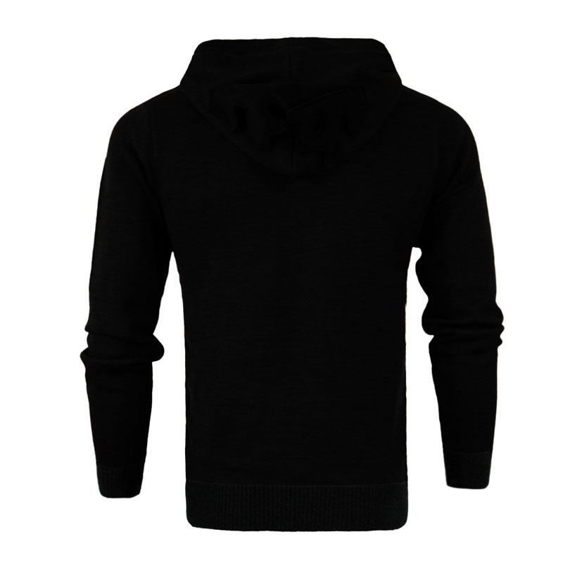 Luxuriöser Herren Weihnachts-Hoodie Pullover mit flauschigem Rentier-Design