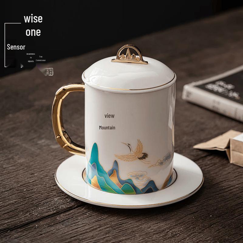 

Guan Shan Mutton Fat Jade Porcelain Personal Tea Set