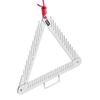 24in Aquatic Weed Rake 3-Sided Foldable Lake Weed Rake Handle 30ft Rope
