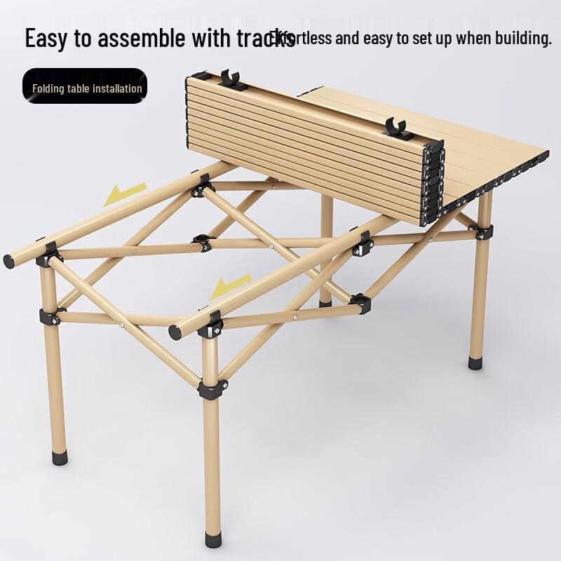 Dùnzhū Portable Foldable Roll-Up Camping Table