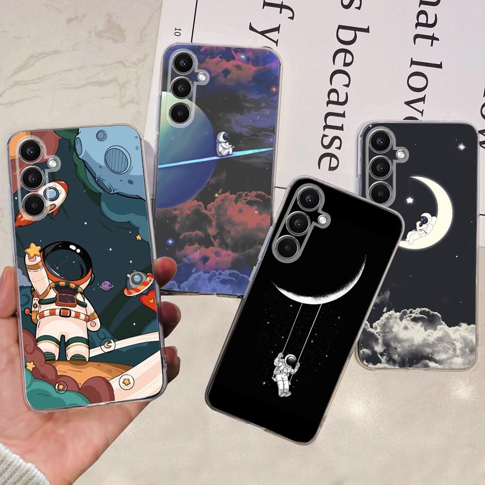 Silicone Case For Samsung Galaxy M34 5G Cases Fashion Cartoon Pattern Phone Cover For Samsung M34 5G SM-M316B Soft Transparent