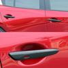 4Pcs Carbon Fiber Car Door Handle Cover Trim For Mazda 3 BP CX30 CX50 CX60 CX80