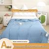 Mother-Baby Soybean Cotton Summer Quilt: Thin, Machine Washable, Air Conditioning Blanket