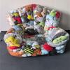 Sac de rangement en PVC transparent pour poupées - Organisateur de tabouret canapé épaissi