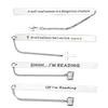Stainless Steel Bookmarks Inspirational Bookmarks Pendant Bookmarks Metal Bookmarks Page Divider for Teacher Book Lover