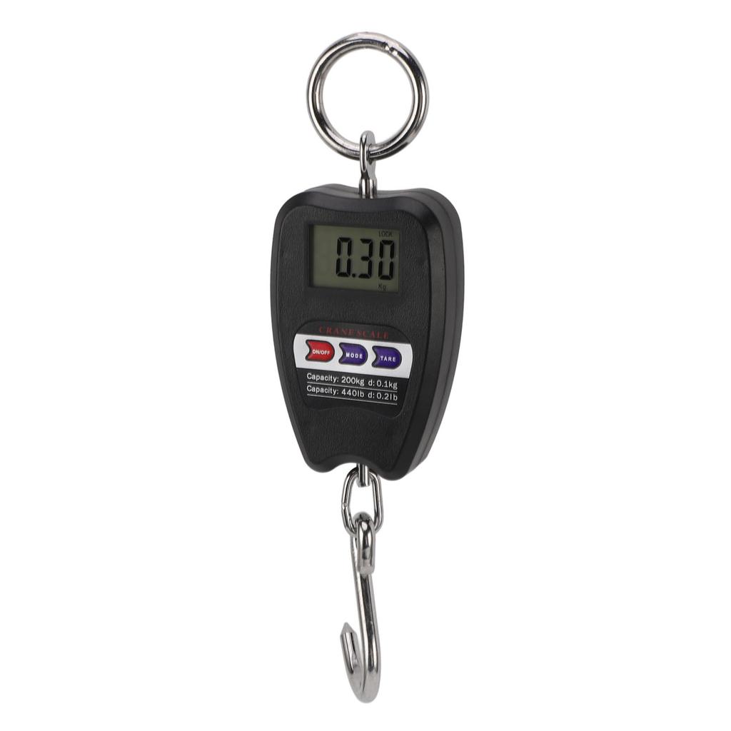 Portable Electronic Scale High Accuracy Digital Hanging Scale 200kg Weight Capacity Crane Scale for Food Luggage