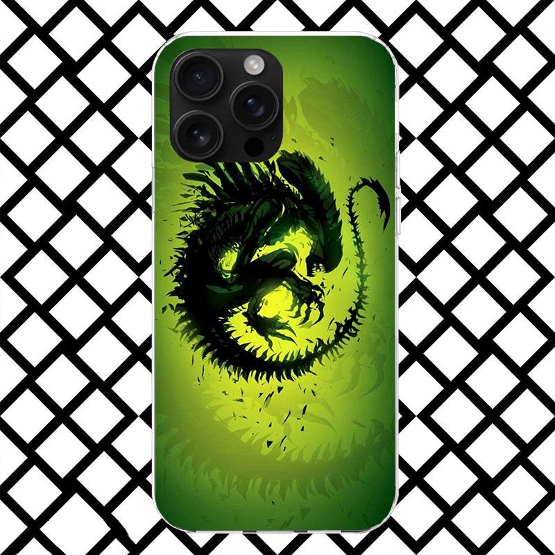 Cool A-Alien X-Xenomorph Phone Case for iPhone 17 Air 16 16E 15 14 Plus 13 Mini 12 11 Pro Max 7 8 + SE 2020 Soft Cover Fundas 17