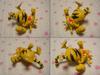 TAKARA TOMY 3D Pokemon Encyclopedia Pocket Monsters 03 Figures Early Production D&P (3 Figures) [Elekid, Electabuzz, Electivire] @